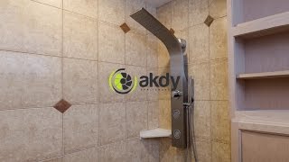 AKDY Easy Connect Shower Panel Installation