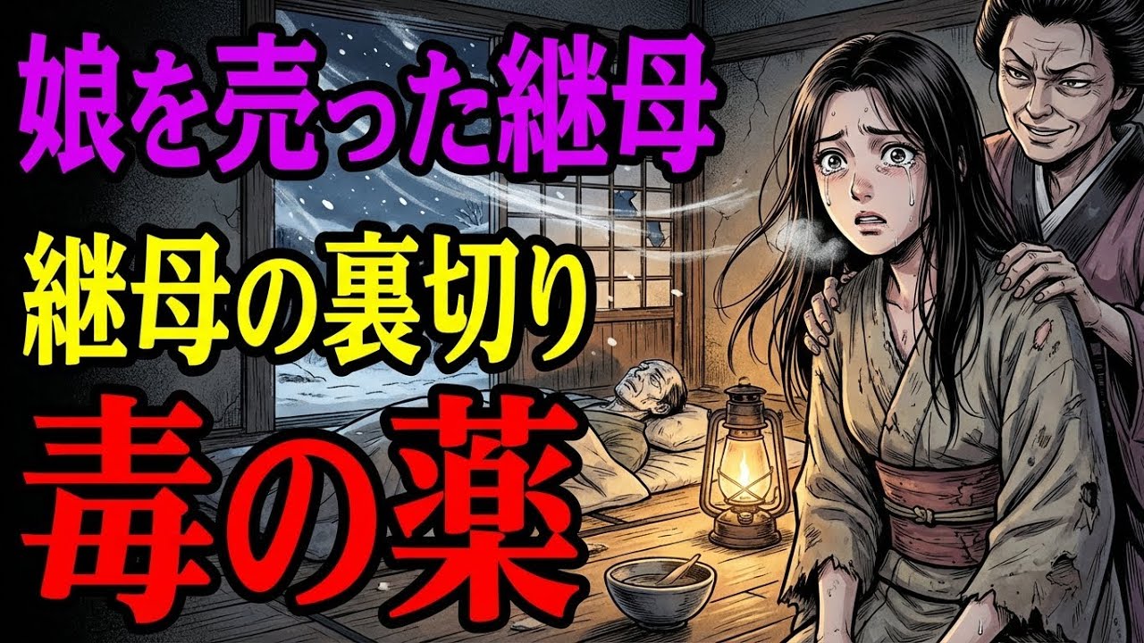 【感動】病気の父を救うため「人食い」の山へ売られた娘。そこで見たのは、煤にまみれた英雄と、母の恐ろしい嘘だった｜野談｜時代劇｜昔話｜説話｜民話