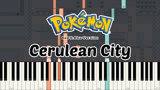 Cerulean City (Pokémon Red\/Blue) - Piano Tutorial \& Sheets