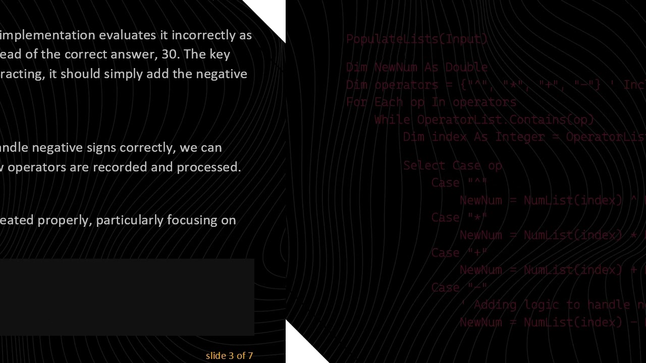 Solving Math Expression Parsing Challenges: Handling Operators in VB.NET