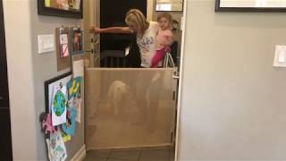 Busy Families Need a Retract-A-Gate!
Check out this customers Retract-A-Gate. Look how much she is carrying! Even with all of that, she can still operate the gate with one hand. It is simple to use and lock which is perfect for her high traffic area. She use the gate to keep the dog and baby separated and in the right areas and it works awesome for her. She has used other gates in the past, but they were hard to operate and damaged her walls. Retract-A-Gate was her answer! Get your gate at https://Retract-A-Gate.com/. Busy Families Need a Retract-A-Gate!