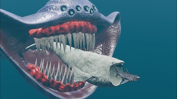 FISH EATS FISH - Nothosaurus Vs Bloop - Ending with El Gran maja Animation