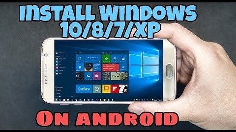 Install Windows 10/8/7/XP/95 on android (Limbo - fastest PC emulator for android)