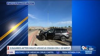 I-10 back open after multi-vehicle crash snarls traffic for hours