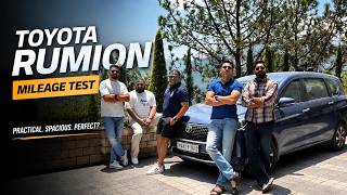 Toyota Rumion Mileage Review | Hills + Highway Test | Car Quest