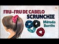 Scrunchie (Fru-fru de cabelo) Método Burrito | Tutorial de Costura passo a passo