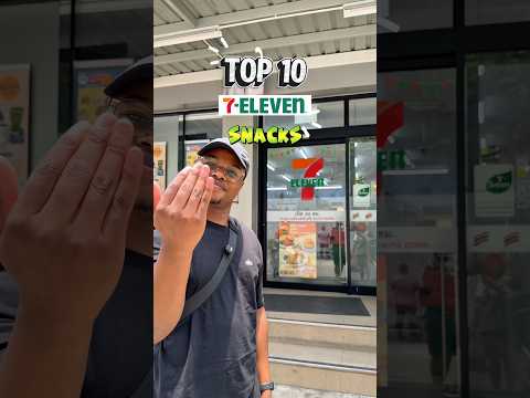 10 Must-Try 7-Eleven Snacks in Thailand 🤯 #shorts