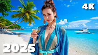 Tropical Deep House Relaxation 2025 🌴 Best Chill Vocal Summer Mix in 4K UHD for TV | XDeep Music