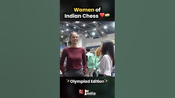 Women of Indian Chess ♥️🇮🇳 #divyadeshmukh #taniasachdev #vaishali #chess #chessolympiad