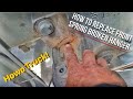 HOW TO REPLACE FRONT SPRING BROKEN HANGER | HOWO TRUCK