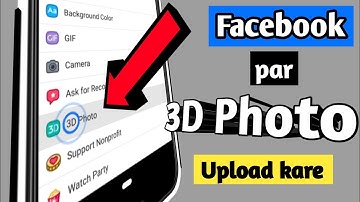 How to upload 3D photo on Facebook in hindi || Facebook par 3d photo kaise post kare
