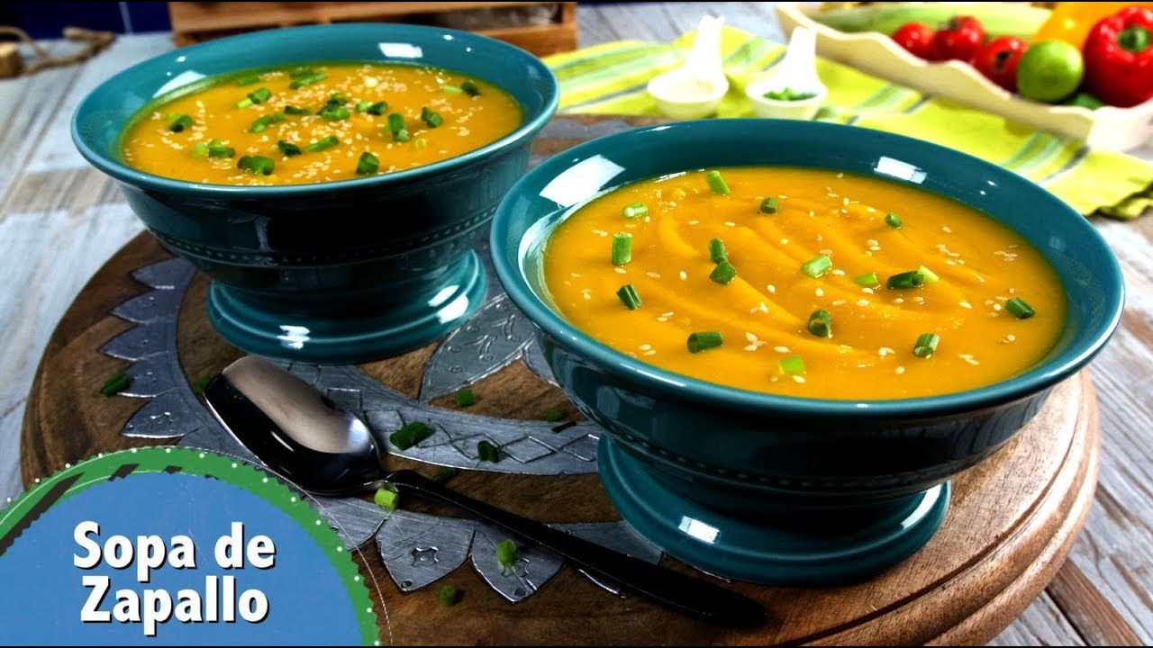 Crema de zapallo Recetas saludables YouTube