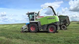 Уборка Сенажа 2020: Claas Jaguar 870, Мтз 1221 И К-700 Продолжают Заготавливать Корма На Зиму.