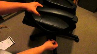 Staples Turcotte Luxura High Back Executive Chair Black $50 Unboxing Boring