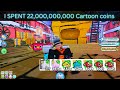 I SPENT MORE THAN 100 BILLION Cartoon Coins In Psx (Huge Doodle Cat?) (4k)