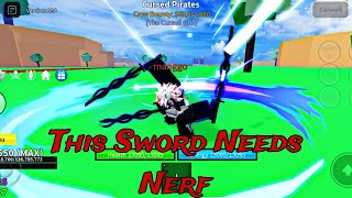 Noo way this sword need nerf