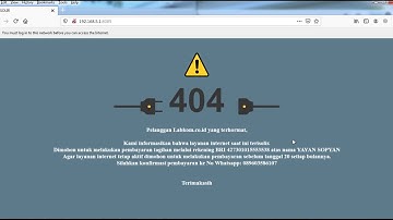 HALAMAN ISOLIR PELANGGAN PPPoE YANG DIGABUNG DENGAN HOTSPOT