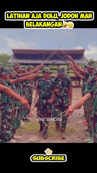 bayonet pora🤭 #shortvideo #tni #tnidihatirakyat #humor #tniad #jalanyangjauhjanganlupapulang #shorts