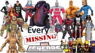 Every Marvel Legends Missed/Missing Figures Comparison List Legendary Comic Book Heroes Prototype