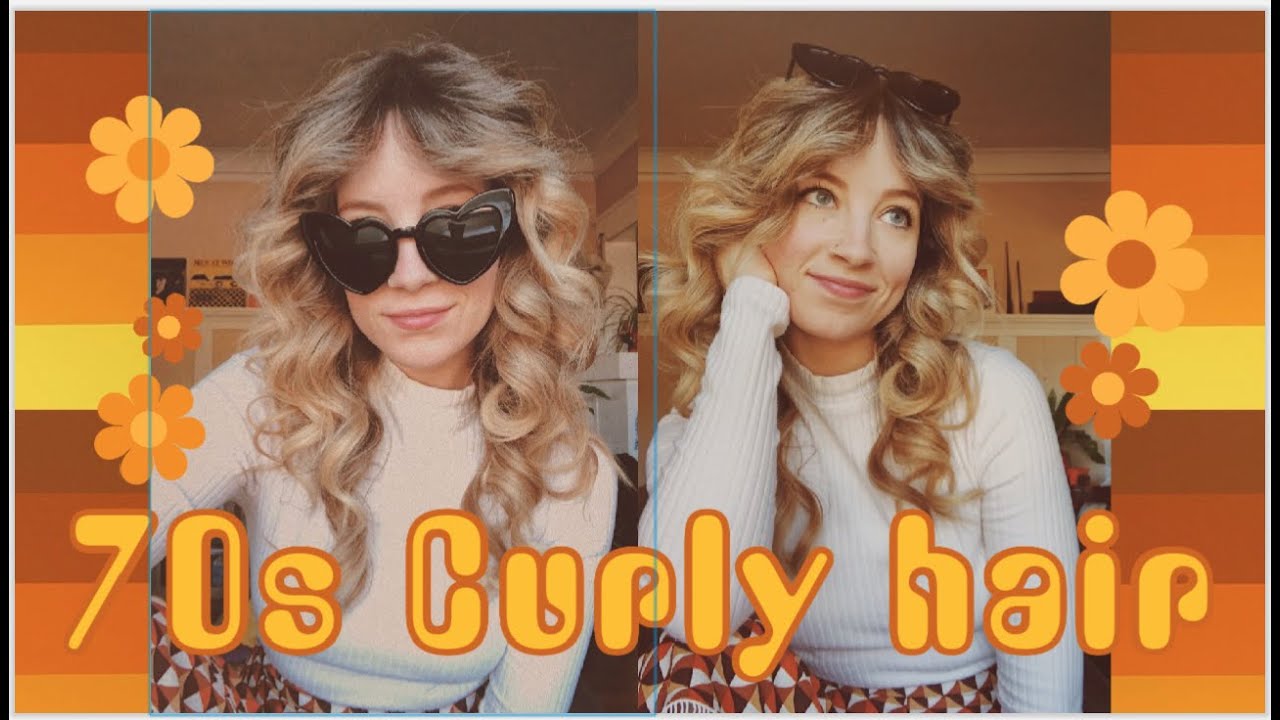 Replying to @m0lly_565 70's inspired hair tutorial <3 Curling away f