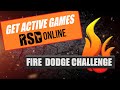 Fire Dodge Challenge - Virtual Reaction Time Workout (Get Active Games #1)