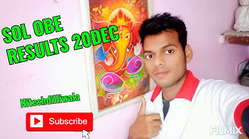 SOL OPEN BOOK EXAM OUT 20 DEC 🙂| BiG Update DU Sol OBE RESULTS 2020 | SOL Fake Video Stop 😠