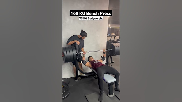 160 KG Bench Press At 75 KG Bodyweight Naturally!