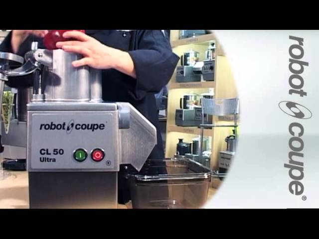 Robot-Coupe CL50 Ultra Peppers Slicing - YouTube