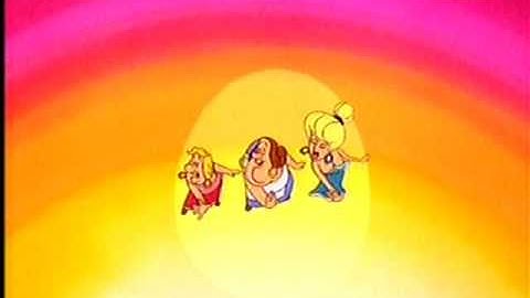 Cacofonix rocking out! (Asterix and the big fight)