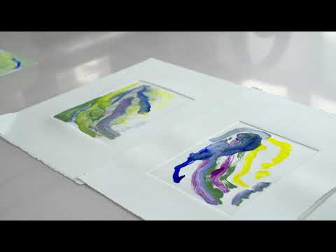 Video: Kreatives DIY Monoprint-Material für Ihre Kissen