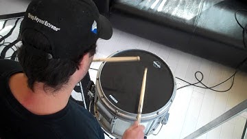 Tobin Wagstaff Drum Lessons: 16th Note Grids With Singles Based Off Five Stroke Rolls