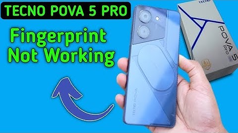 fingerprint sensor not working tecno pova 5 Pro, how to fix fingerprint problem in techno pova 5 Pr