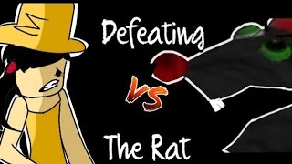 SOLO DEFEATING THE RAT CHEESE ESCAPE || ROBLOX REUPLOAD