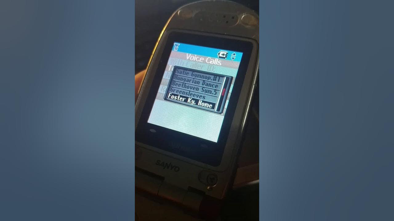 Sanyo PM 8200 ringtones YouTube