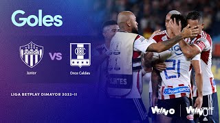 Junior vs. Once Caldas (goles) | Liga BetPlay Dimayor 2023- 2 - Fecha 18