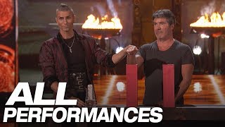 Whoa Dangerous Magic From Aaron Crow All Performances - Americas Got Talent 2018