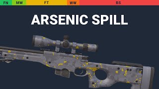 AWP Arsenic Spill - Skin Float And Wear Preview