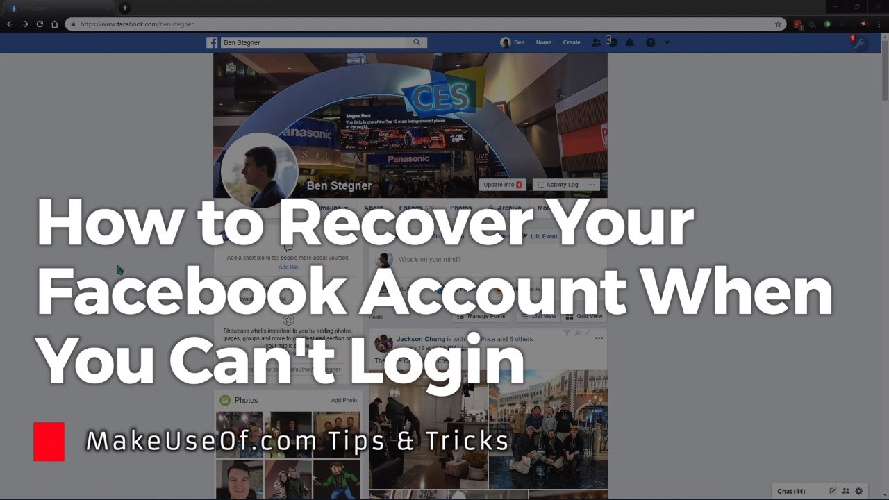 How To Recover Your Facebook Account When You Can T Login Youtube