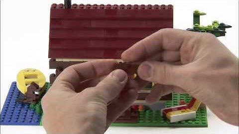 Summer Log Cabin - LEGO Creator - Designer Tips