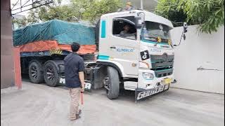 DRIVER HANDAL PARKIR MOBIL TREALER PERTAMA KALI KIRIM BARANG KE GUDANG TANGERANG LANGSUNG MASUK!!