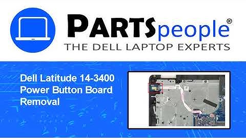 Dell Latitude 3400 (P111G001) Power Button Board How-To Video Tutorial