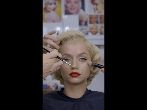 Ana De Armas Transforming Into Marilyn Monroe In Blonde