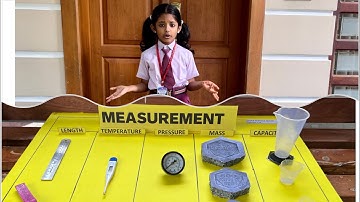Simple Math project on Measurement! Measuring Units Math Working model| Length Capacity Mass |