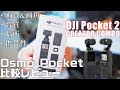 DJI Pocket 2とOsmo Pocketを比較しながらレビュー「2台ならべて様々な検証をします」