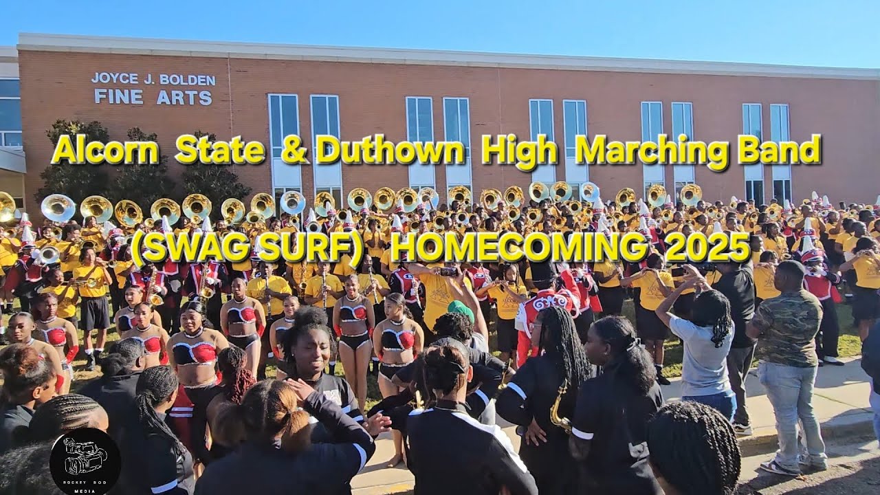 (Swag Surf) 🎶 Alcorn State S-O-D & Dutchtown High Marching Band [Homecoming]  2025