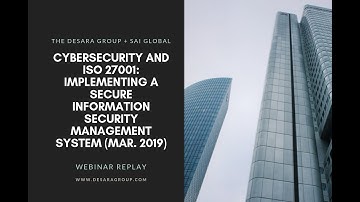 Cybersecurity & ISO 27001: Implementing a Secure Information Security Management System with SAI Gl.