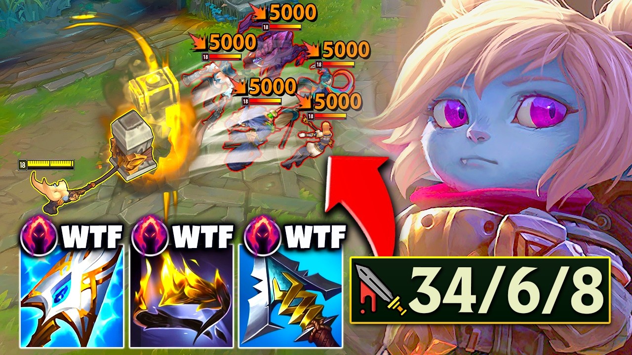 WHEN FULL LETHALITY POPPY DROPS 34 KILLS (LITERAL ONE SHOTTING MACHINE)