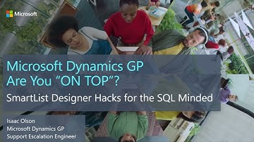 SmartList Designer SQL View
