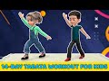 14-DAY GET OFF THE COUCH CHALLENGE: TABATA WORKOUT FOR KIDS