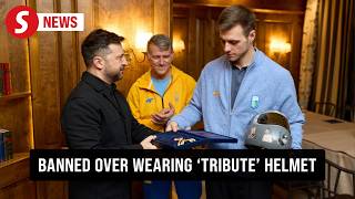 Disqualified Ukrainian skeleton racer given medal of freedom for selfless service